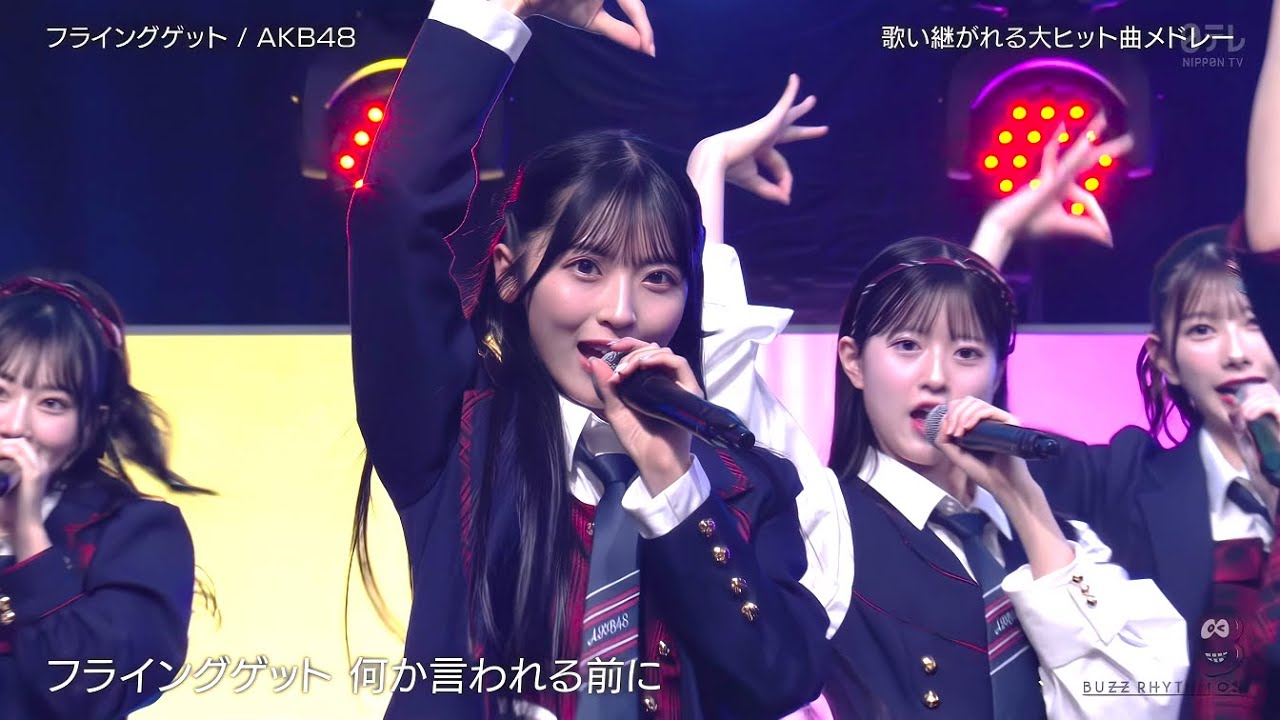 AKB48 - Flying Get + Everyday Katyusha + oogoe Diamond - Buzz Rhythm SP Medley [4K 60fps]