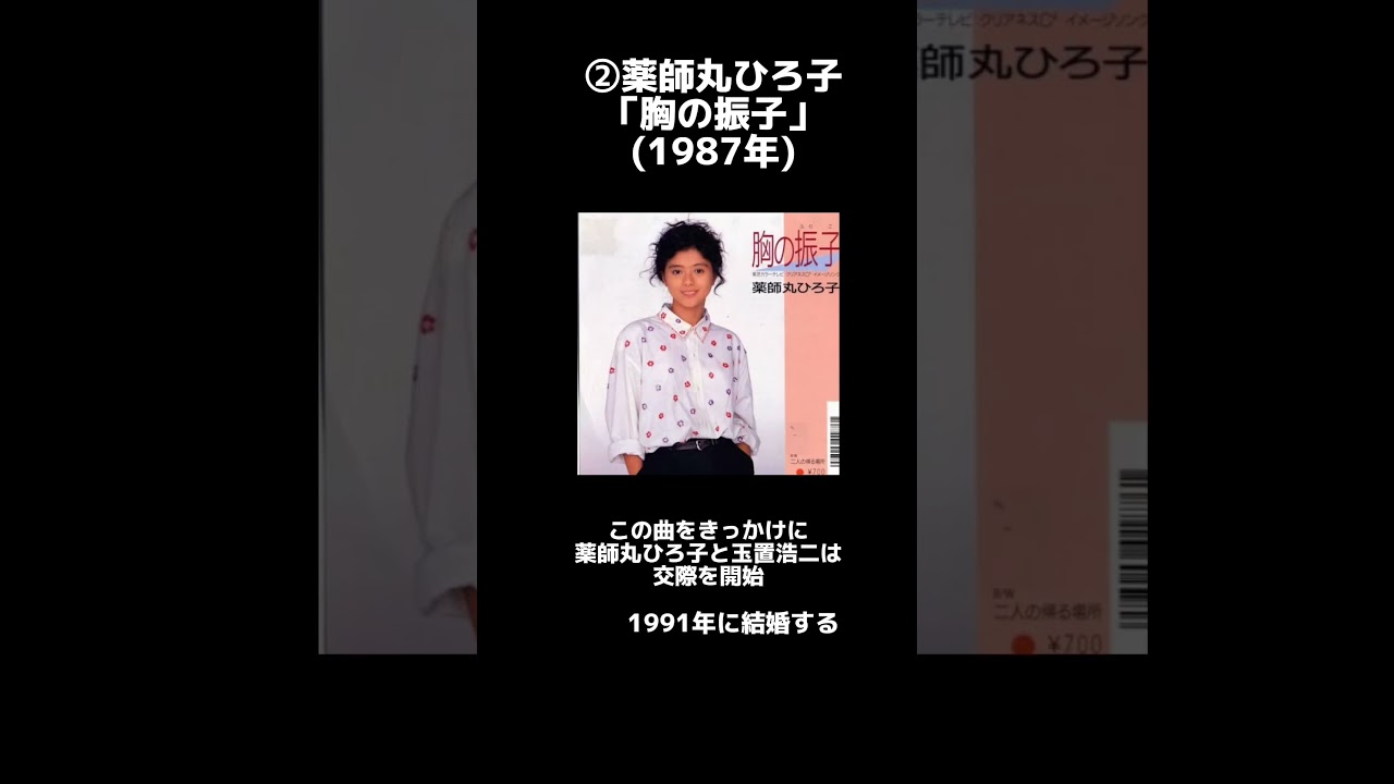 玉置浩二が提供した80年代アイドル楽曲4選 #中森明菜 #昭和アイドル #80年代アイドル  #music  #shorts  #斉藤由貴 #薬師丸ひろ子